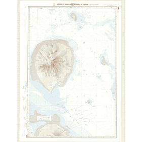 Reproduction carte marine ancienne - 6642 - JABAL AZ ZANNAH (Mouillages - Abords), DJEBEL DHANNA (Mouillages - Abords) - EMIRATS