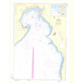 Reproduction carte marine ancienne Shom - 7013 - SUEZ (Baie) - EGYPTE - INDIEN (Océan),ROUGE (Mer) - (1986 - 2013)
