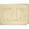 Reproduction carte marine ancienne Shom - 843 - COQUIMBO (Baie) - CHILI - pACIFIQUE,AMERIQUE de SUD (Côte Ouest),AMERIQ