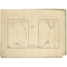 Reproduction carte marine ancienne - 843 - COQUIMBO (Baie) - CHILI - PACIFIQUE, AMERIQUE DU SUD (Côte Ouest), AMERIQUE DU SUD (C