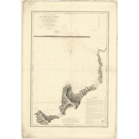 Reproduction carte marine ancienne Shom - 905 - VALPARAISO (Abords) - CHILI - pACIFIQUE,AMERIQUE de SUD (Côte Ouest),AM