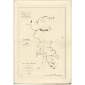 Reproduction carte marine ancienne - 908 - ILES (Baie), KAWA-KAWA (Rivière) - NOUVELLE-ZELANDE - PACIFIQUE - (1840 - ?)