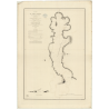 Reproduction carte marine ancienne - 909 - BANKS (Presqu'île), AKAROA (Port) - NOUVELLE-ZELANDE - PACIFIQUE - (1840 - 1890)