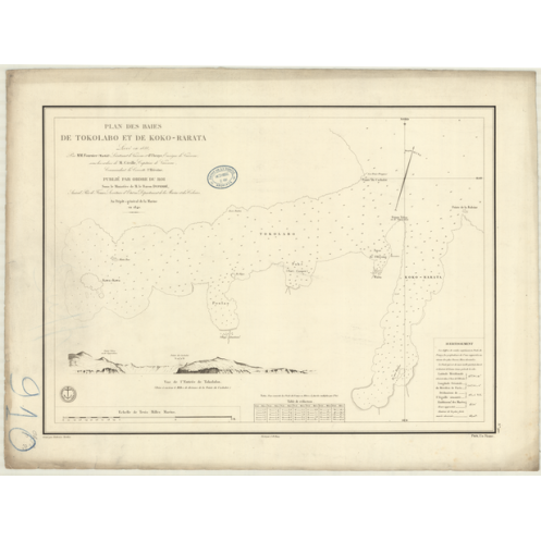 Reproduction carte marine ancienne - 910 - TOKOLABO (Baie), KOKO-RARATA (Baie), PEGASUS (Baie), LYTTELTON (Port) - NOUVELLE-ZELA Reproduction carte marine ancienne - 910 - TOKOLABO (Baie), KOKO-RARATA (Baie), PEGASUS (Baie), LYTTELTON (Port) - NOUVELLE-ZELA