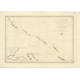 Reproduction carte marine ancienne - 913 - MELANESIE, SALOMON (îles) - PACIFIQUE, SALOMON (Mer) - (1838 - 1986)