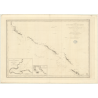Reproduction carte marine ancienne Shom - 913 - MELANESIE,SALOMON (îles) - pACIFIQUE,SALOMON (Mer) - (1838 - 1986)