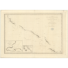 Reproduction carte marine ancienne - 913 - MELANESIE, SALOMON (îles) - PACIFIQUE, SALOMON (Mer) - (1838 - 1986)