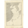 Reproduction carte marine ancienne Shom - 957 - CHINE,COREE,COREE - pACIFIQUE,JAUNE (Mer) - (1842 - 1903)