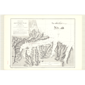 Carte marine ancienne - 2752 - SUD (île), BANKS (Presqu'île), LYTTELTON (Port), LEVY (Port) - NOUVELLE-ZELANDE - PACIFIQUE, TASM