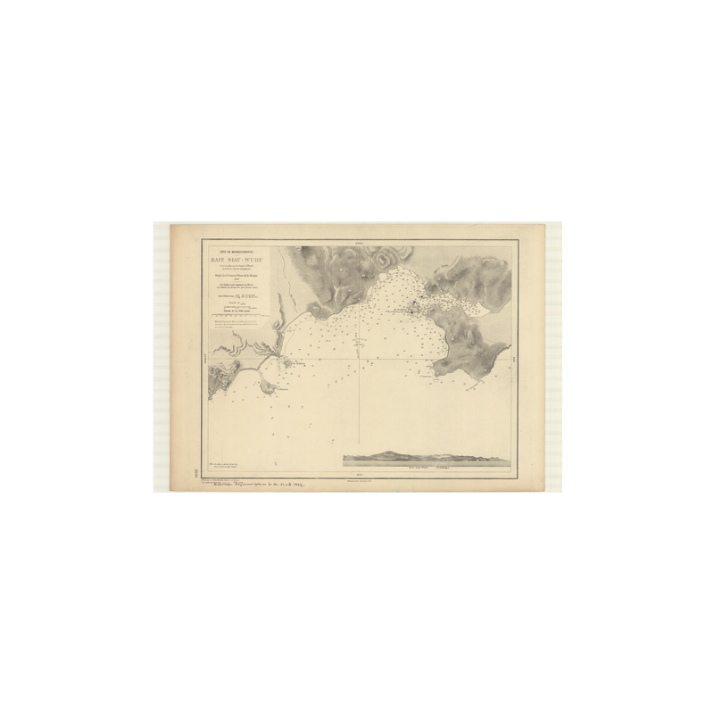 Carte marine ancienne - 2839 - MANTCHOURIE, SIAU-WUHU (Baie), KLYEVKA (Baie) - U.R.S.S. (Côte Est) - PACIFIQUE, JAPON (Mer) - (1