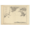 Reproduction carte marine ancienne Shom - 2839 - MANTCHOURIE, SIAU-WUHU (Baie), KLYEVKA (Baie) - U.R.S.S. (Côte Est) -