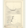 Reproduction carte marine ancienne - 2840 - HONSHU (Côte Nord), AWOMORI (Baie), AOMORIKO, AOMORI (Mouillage) - JAPON - PACIFIQUE