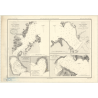 Carte marine ancienne - 2876 - MANTCHOURIE, NAKHODKA (Baie), AMERICA (Baie) - U.R.S.S. (Côte Est) - PACIFIQUE, JAPON (Mer) - (18