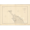 Reproduction carte marine ancienne Shom - 2879 - NORD (île), HOKIANGA, TUTUKAKA - NOUVELLE-ZELANDE - pACIFIQUE - (1870