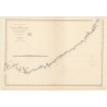 Reproduction carte marine ancienne Shom - 2883 - MANTCHOURIE, TARTARIE RUSSE, SAINT VLADIMIR (Baie), STRELOK (Baie), SAI