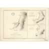 Reproduction carte marine ancienne - 2891 - COBIJA (Baie), PUERTO LA MAR - BOLIVIE, CHILI - PACIFIQUE, AMERIQUE DU SUD (Côte Oue