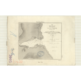 Reproduction carte marine ancienne - 3005 - NOUVELLE-CALEDONIE (Côte Est), YATE (Port) - PACIFIQUE, CORAIL (Mer) - (1881 - ?)