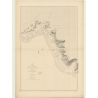 Reproduction carte marine ancienne - 3065 - SOCIETE (îles), TAHITI (île - Côte Sud), ATAITI, TEAHUPO - POLYNESIE FRANCAISE - PAC