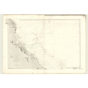 Reproduction carte marine ancienne Shom - 3123 - CAPRICORNE (Chenal), BOWEN (Port), HERVEY (Baie) - pACIFIQUE,CORAIL (Me