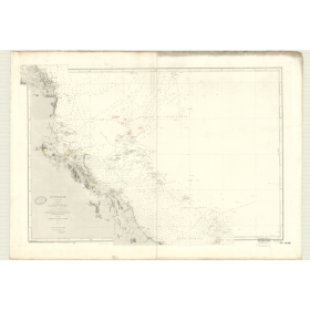 Reproduction carte marine ancienne - 3123 - CAPRICORNE (Chenal), BOWEN (Port), HERVEY (Baie) - PACIFIQUE, CORAIL (Mer), AUSTRALI