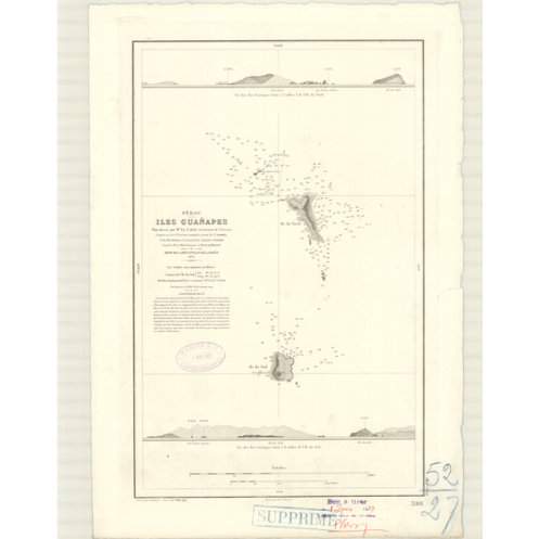 Reproduction carte marine ancienne - 3166 - GUANAPES (îles) - PEROU - PACIFIQUE, AMERIQUE DU SUD (Côte Ouest), AMERIQUE DU SUD ( Reproduction carte marine ancienne - 3166 - GUANAPES (îles) - PEROU - PACIFIQUE, AMERIQUE DU SUD (Côte Ouest), AMERIQUE DU SUD (