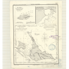 Reproduction carte marine ancienne Shom - 3167 - MAJICOSIMA (Archipel), SAKISHIMA GUNTO, KOUMI (île), YONAKUNI (île) -