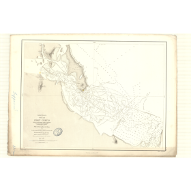 Carte marine ancienne - 3312 - CURTIS (Port) - PACIFIQUE, CORAIL (Mer), AUSTRALIE (Côte Est) - (1875 - 1885)