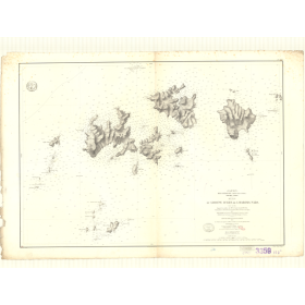 Reproduction carte marine ancienne - 3359 - SETO UTCHI, SETO NAIKAI, HARIMA NADA, IESHIMA GUNTO - JAPON - PACIFIQUE, INTERIEURE