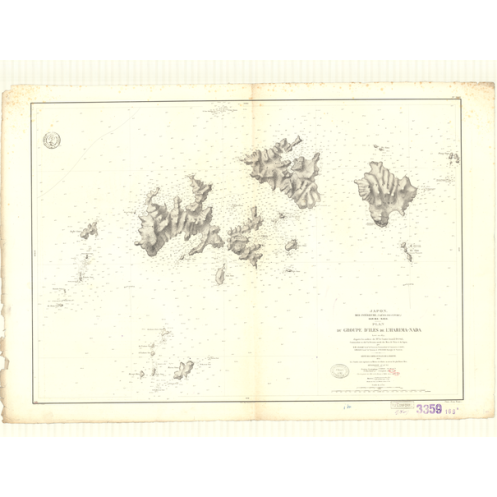 Reproduction carte marine ancienne - 3359 - SETO UTCHI, SETO NAIKAI, HARIMA NADA, IESHIMA GUNTO - JAPON - PACIFIQUE, INTERIEURE Reproduction carte marine ancienne - 3359 - SETO UTCHI, SETO NAIKAI, HARIMA NADA, IESHIMA GUNTO - JAPON - PACIFIQUE, INTERIEURE