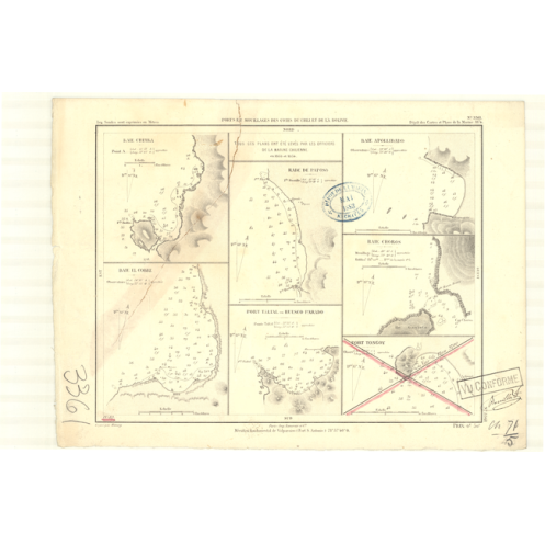 Reproduction carte marine ancienne - 3361 - CHIMBA (Baie) - CHILI - PACIFIQUE, AMERIQUE DU SUD (Côte Ouest), AMERIQUE DU SUD (Cô Reproduction carte marine ancienne - 3361 - CHIMBA (Baie) - CHILI - PACIFIQUE, AMERIQUE DU SUD (Côte Ouest), AMERIQUE DU SUD (Cô