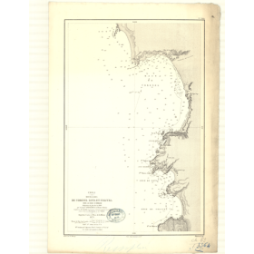 Reproduction carte marine ancienne - 3364 - ARAUCO (Baie), CORONEL (Baie), LOTA (Anse), COLCURA (Anse) - CHILI - PACIFIQUE, AMER