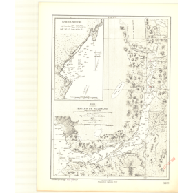 Reproduction carte marine ancienne - 3369 - ESTERO DE RELONCAVI - CHILI - PACIFIQUE, AMERIQUE DU SUD (Côte Ouest), AMERIQUE DU S