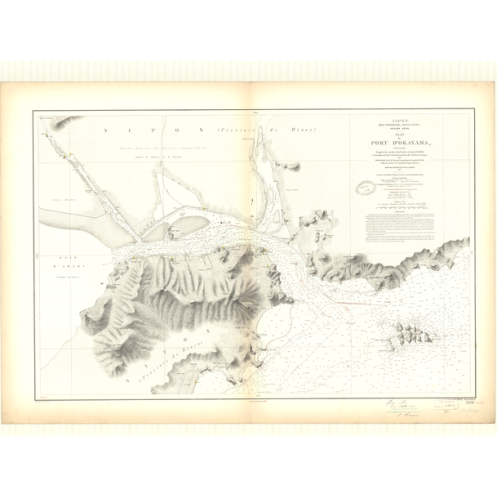 Carte marine ancienne - 3370 - SETO UTCHI, SETO NAIKAI, HARIMA NADA, OKAYAMA (Port) - JAPON - PACIFIQUE, INTERIEURE (Mer) - (187
