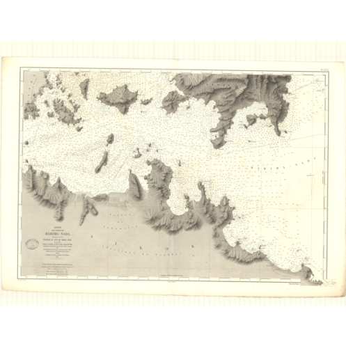 Carte marine ancienne - 3372 - SETO NAIKAI, HARIMA NADA, SHOZU-SIMA (île - Côte Sud) - JAPON - PACIFIQUE, INTERIEURE (Mer) - (18