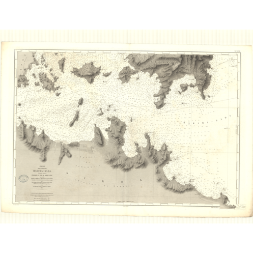 Reproduction carte marine ancienne - 3372 - SETO NAIKAI, HARIMA NADA, SHOZU-SIMA (île - Côte Sud) - JAPON - PACIFIQUE, INTERIEUR Reproduction carte marine ancienne - 3372 - SETO NAIKAI, HARIMA NADA, SHOZU-SIMA (île - Côte Sud) - JAPON - PACIFIQUE, INTERIEUR