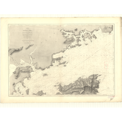 Reproduction carte marine ancienne - 3373 - SETO NAIKAI, HARIMA NADA, SHOZU-SIMA (île - Côte Nord) - JAPON - PACIFIQUE, INTERIEU Reproduction carte marine ancienne - 3373 - SETO NAIKAI, HARIMA NADA, SHOZU-SIMA (île - Côte Nord) - JAPON - PACIFIQUE, INTERIEU