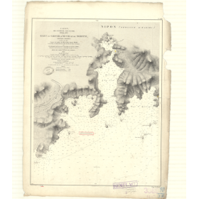 Reproduction carte marine ancienne - 3389 - SETO UTCHI, SETO NAIKAI, HARIMA NADA, SAKOSHI (Baie), OO-URA (Baie), MOROTSU (Baie)