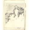 Reproduction carte marine ancienne Shom - 3389 - SETO UTCHI, SETO NAIKAI, HARIMA NADA, SAKOSHI (Baie), OO-URA (Baie), MO
