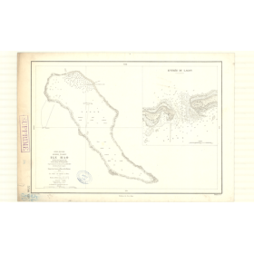 Reproduction carte marine ancienne - 3391 - TUAMOTU (Archipel), HAO (île) - PACIFIQUE, OCEANIE - (1874 - 1935)