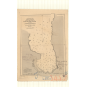 Reproduction carte marine ancienne - 3447 - MARQUISES (îles), NUHU-HIVA (île), ANAHO (Baie) - POLYNESIE FRANCAISE - PACIFIQUE -