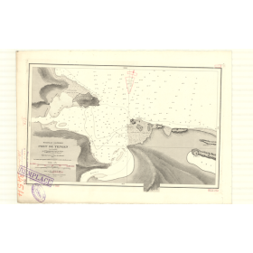 Reproduction carte marine ancienne Shom - 3454 - NOUVELLE-CALEDONIE (Côte Est), YENGEN [Hienghène] (Port) - pACIFIQUE,
