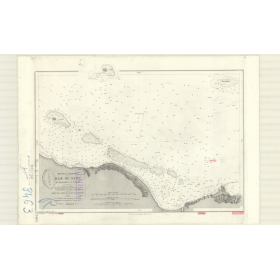 Reproduction carte marine ancienne - 3463 - BURU (Baie) - NOUVELLE-CALEDONIE - PACIFIQUE, CORAIL (Mer) - (1875 - ?)