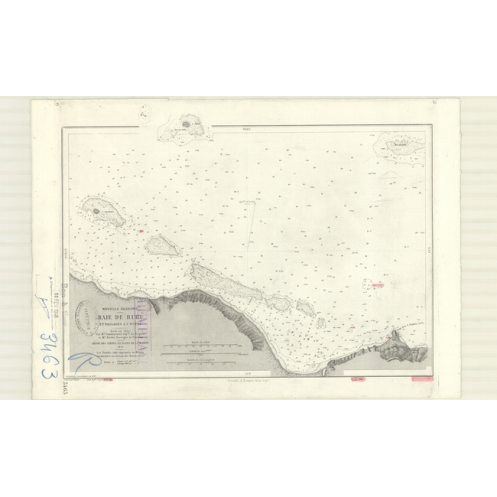 Reproduction carte marine ancienne - 3463 - BURU (Baie) - NOUVELLE-CALEDONIE - PACIFIQUE, CORAIL (Mer) - (1875 - ?) Reproduction carte marine ancienne - 3463 - BURU (Baie) - NOUVELLE-CALEDONIE - PACIFIQUE, CORAIL (Mer) - (1875 - ?)