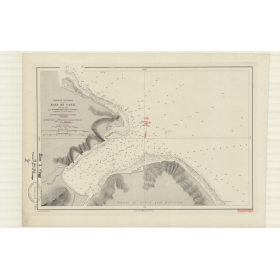 Reproduction carte marine ancienne - 3475 - UGUE (Baie) - NOUVELLE-CALEDONIE - PACIFIQUE, CORAIL (Mer) - (1876 - ?)