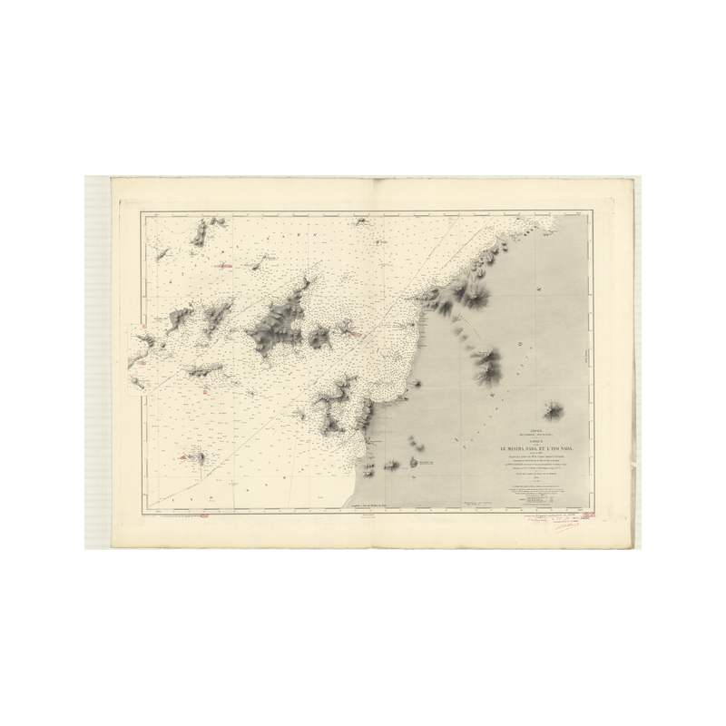 Reproduction carte marine ancienne - 3480 - SETO UTCHI, SETO NAIKAI, MISIMA NADA, IYO NADA - JAPON - PACIFIQUE, INTERIEURE (Mer)