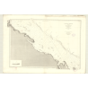 Reproduction carte marine ancienne - 3485 - NOUVELLE-CALEDONIE (Côte Est), HARCOURT (Ilots), KANALA - PACIFIQUE, CORAIL (Mer) -