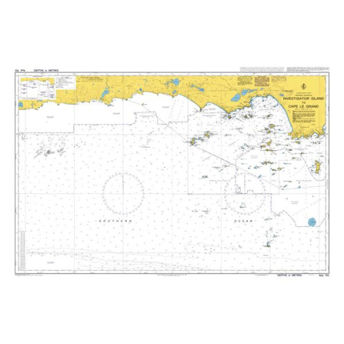 Australian Hydrographic Office - AUS762 - Investigator Island to Cape Le Grand