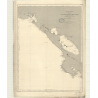 Reproduction carte marine ancienne - 3499 - FONSECA (Golfe), NICOYA (Golfe) - NICARAGUA (Côte Ouest), COSTA RICA (Côte Ouest) -