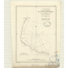 Reproduction carte marine ancienne - 3510 - KOURILES (îles), ITOUROUP (île), URUP (île), ONNEBITSU (Baie) - PACIFIQUE - (1876 -