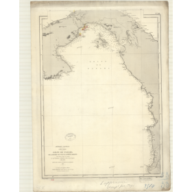 Reproduction carte marine ancienne Shom - 3514 - pANAMA (Golfe), SAN JUAN (Rivière), MARIATO (Pointe) - pANAMA - pACIFI